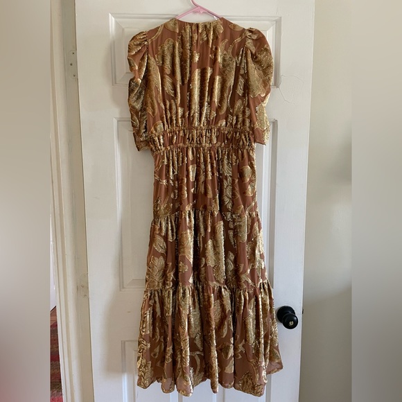 Ulla Johnson Velvet Loretta Dress - Rose Gold - Picture 12 of 13